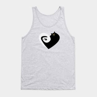 Ghost and Cat Love Tank Top